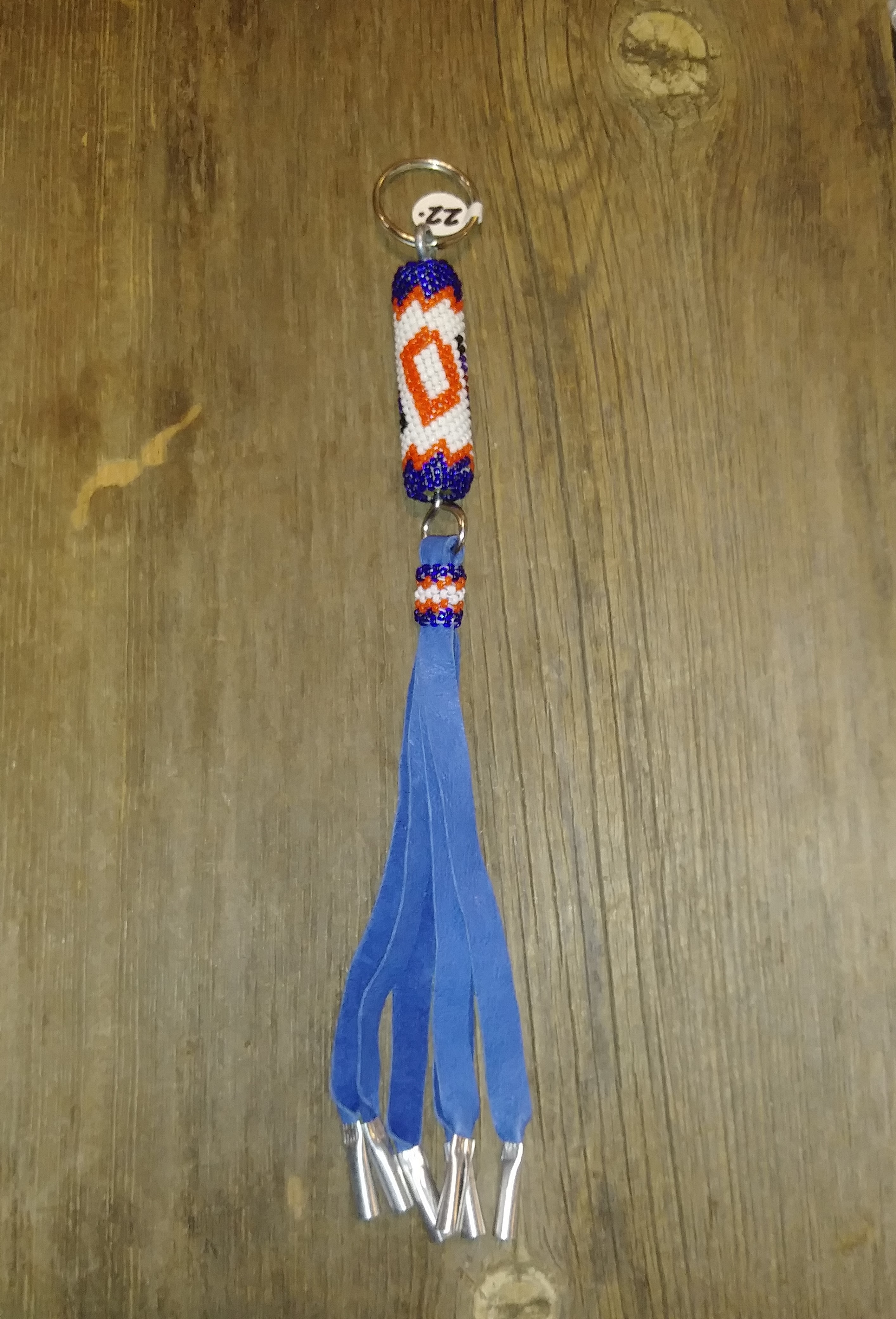 KC10- Navajo Handmade Beaded Key Chain