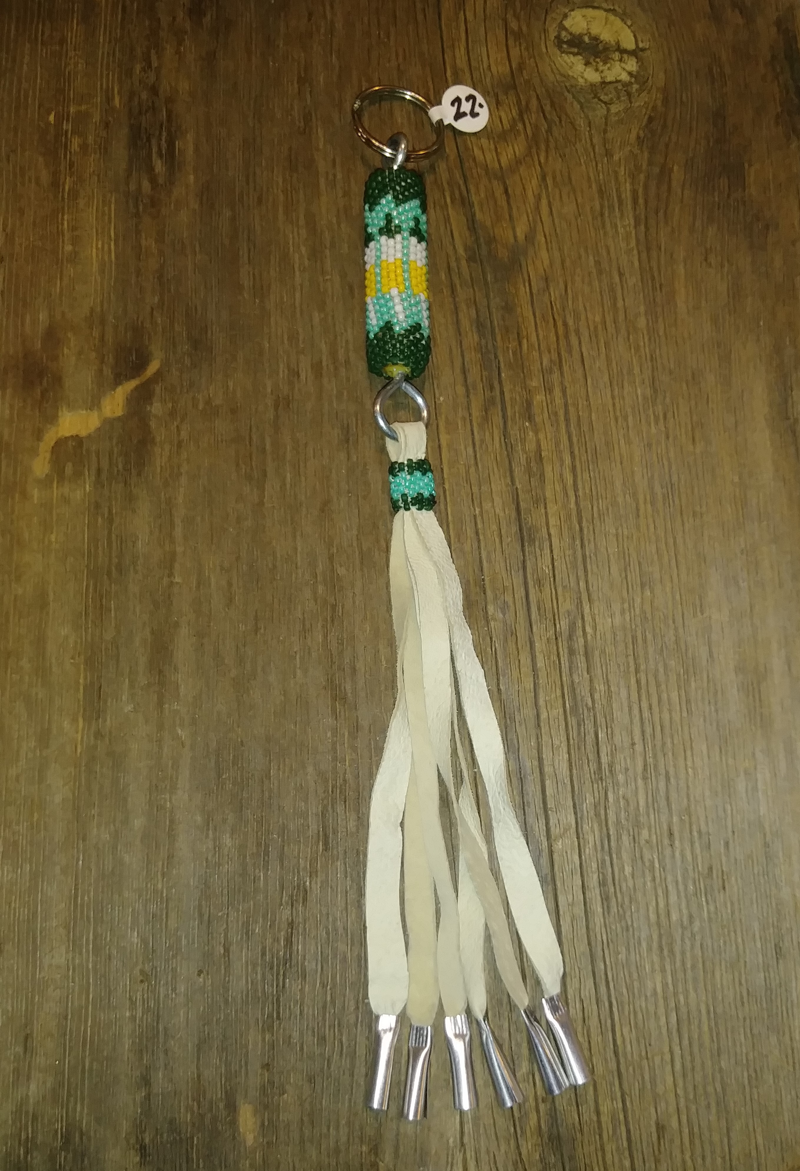 KC17- Navajo Handmade Beaded Key Chain