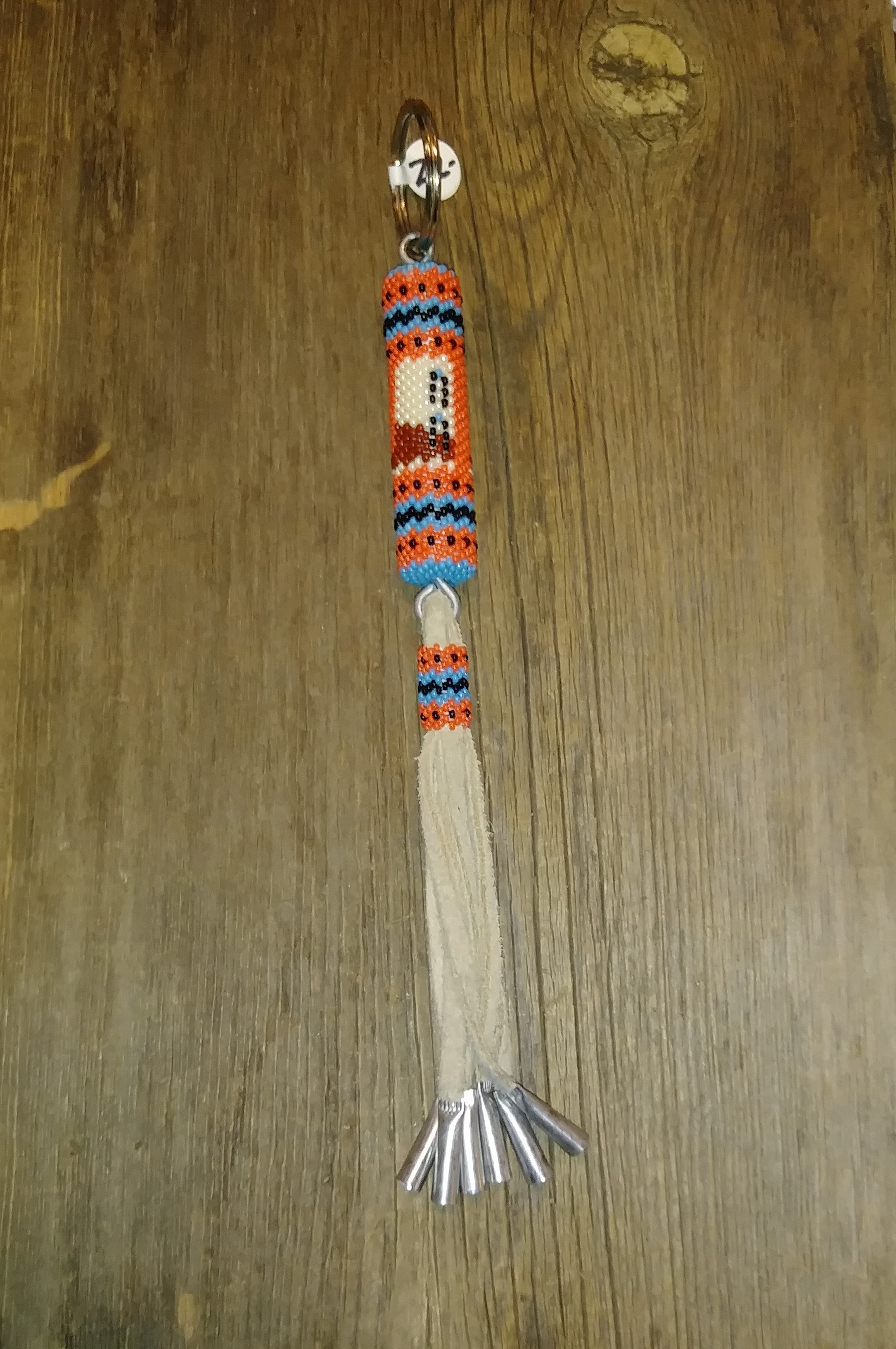 KC18- Navajo Handmade Beaded Key Chain