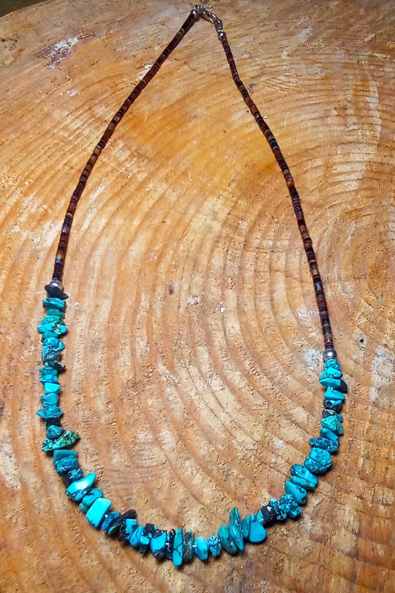 NN2- Turquoise & Heishi Necklace 