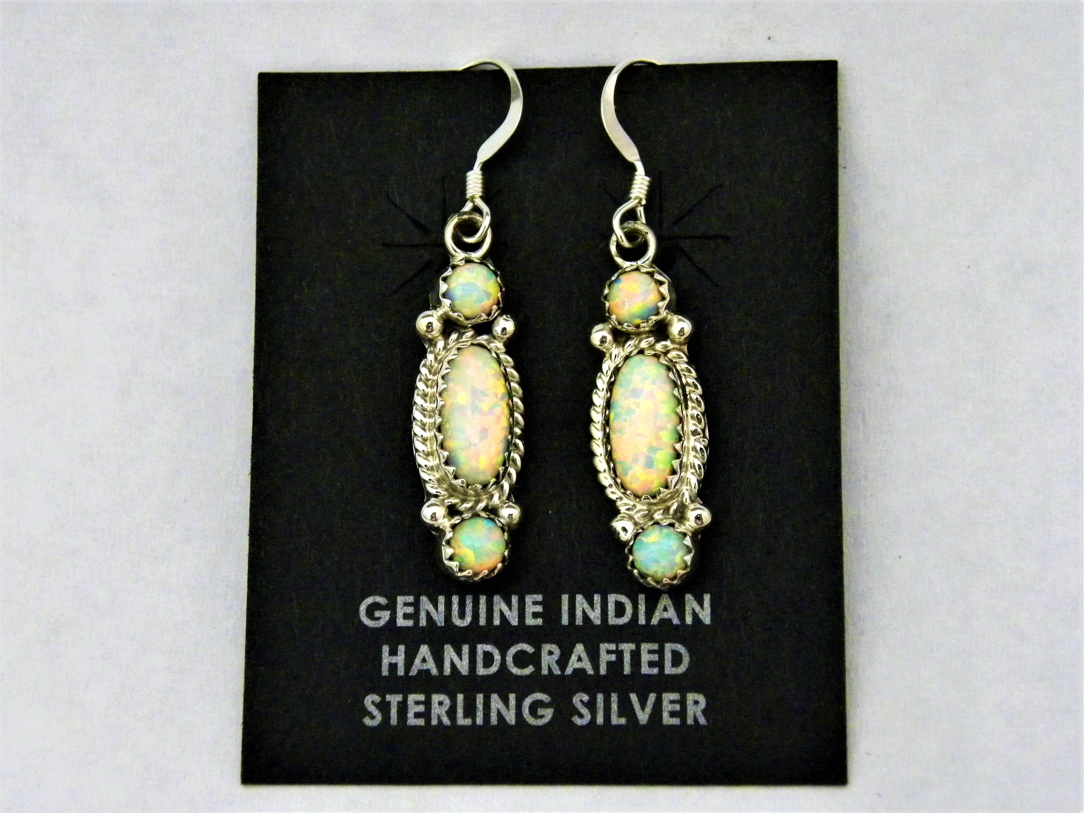 ER8- Navajo Opal Earrings