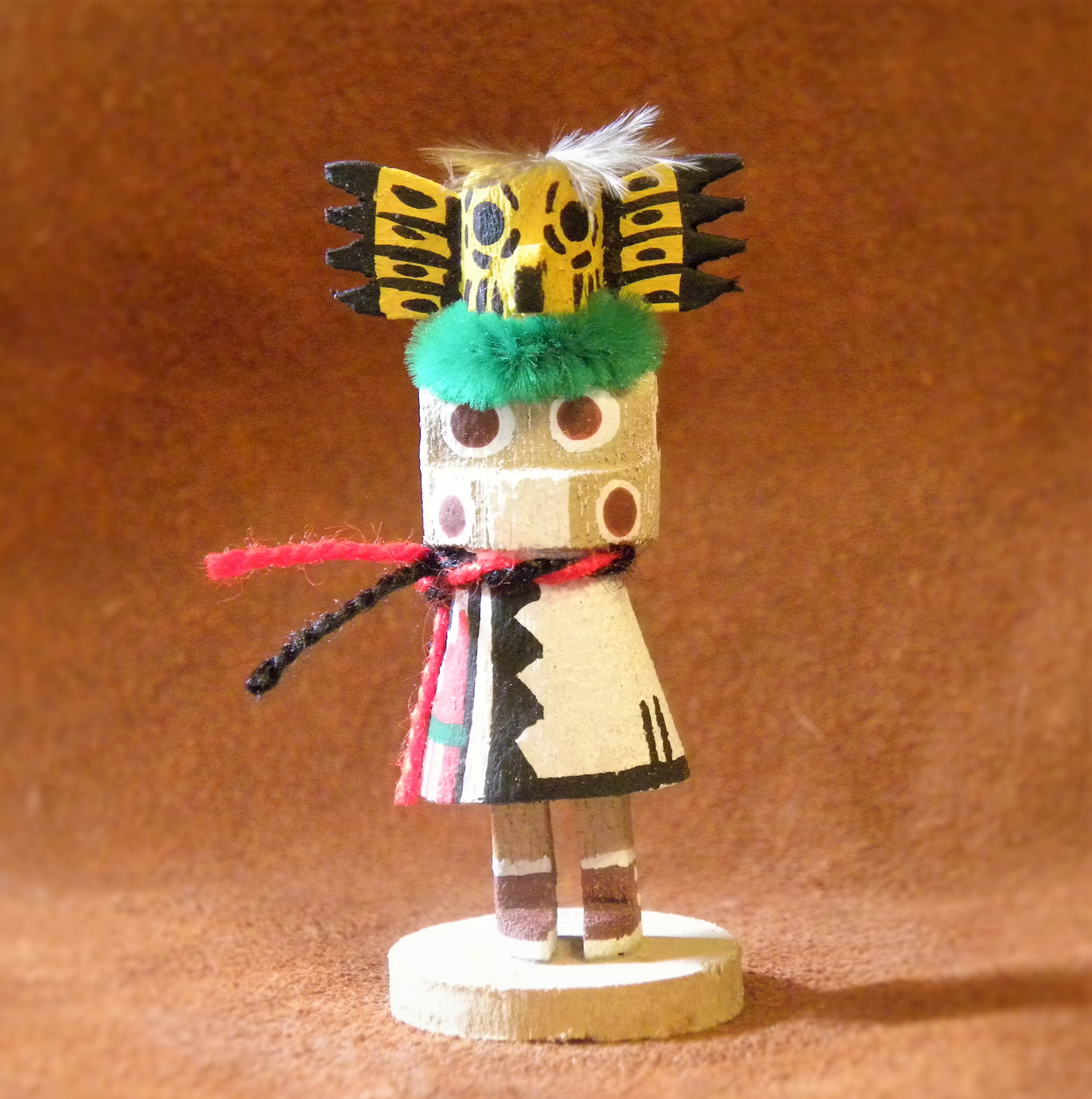 KN9 Owl Navajo Handmade Kachina