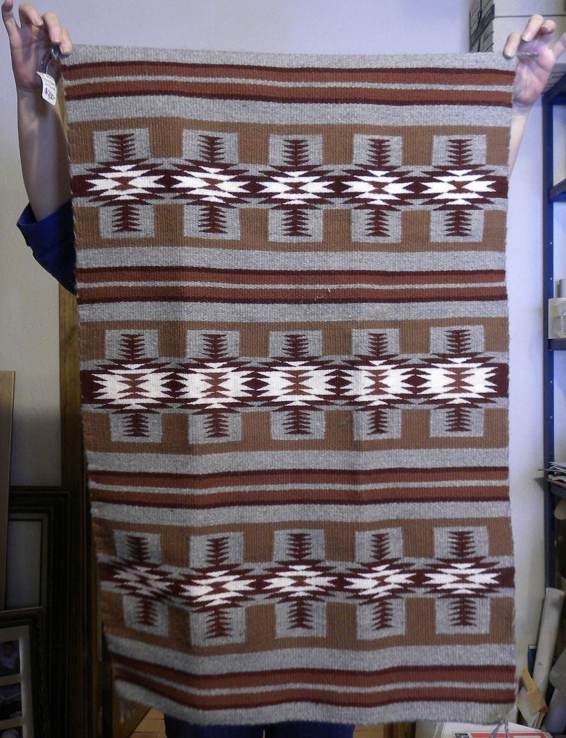 DER95 - Navajo Handmade Rug Burt Water Style
