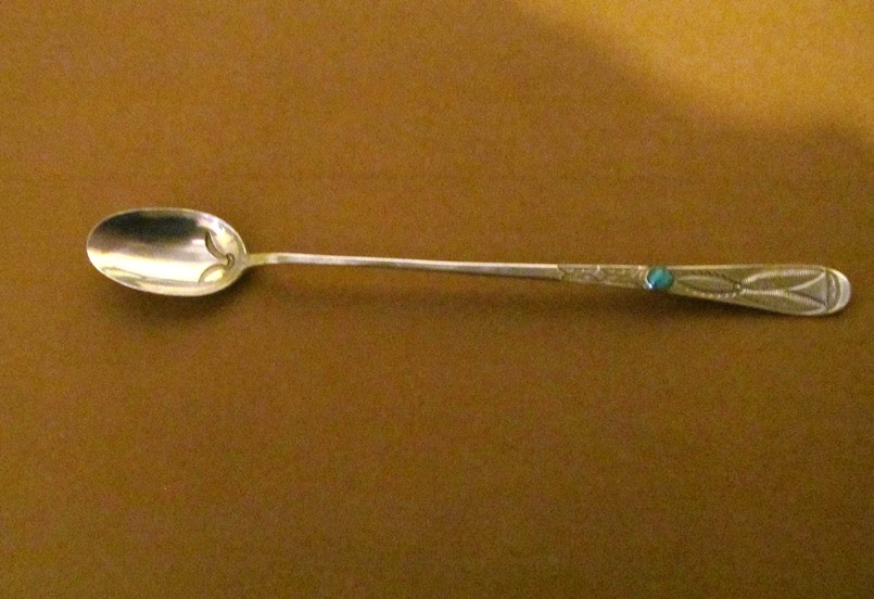 Hand 'hammered' Sterling Silver Teaspoon STP2