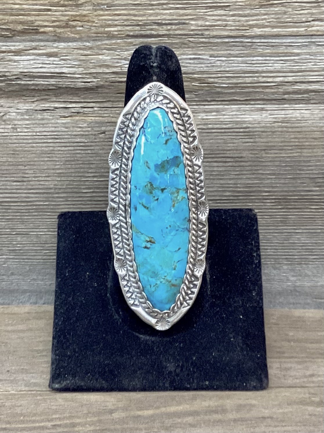 R21- Pawn Navajo Turquoise Ring