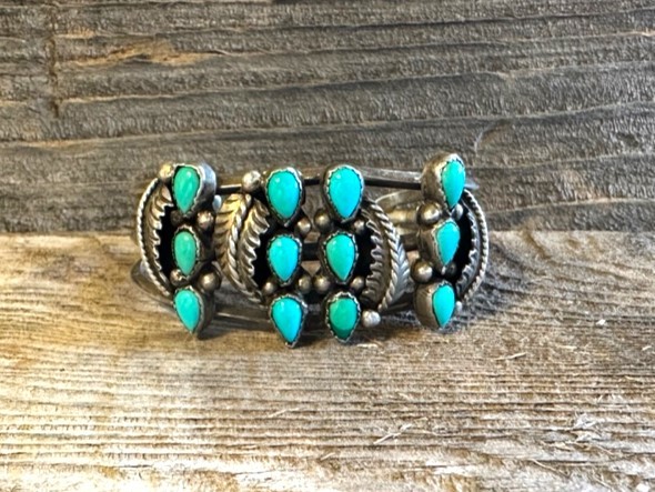 PB53- Pawn Navajo Turquoise Bracelet 