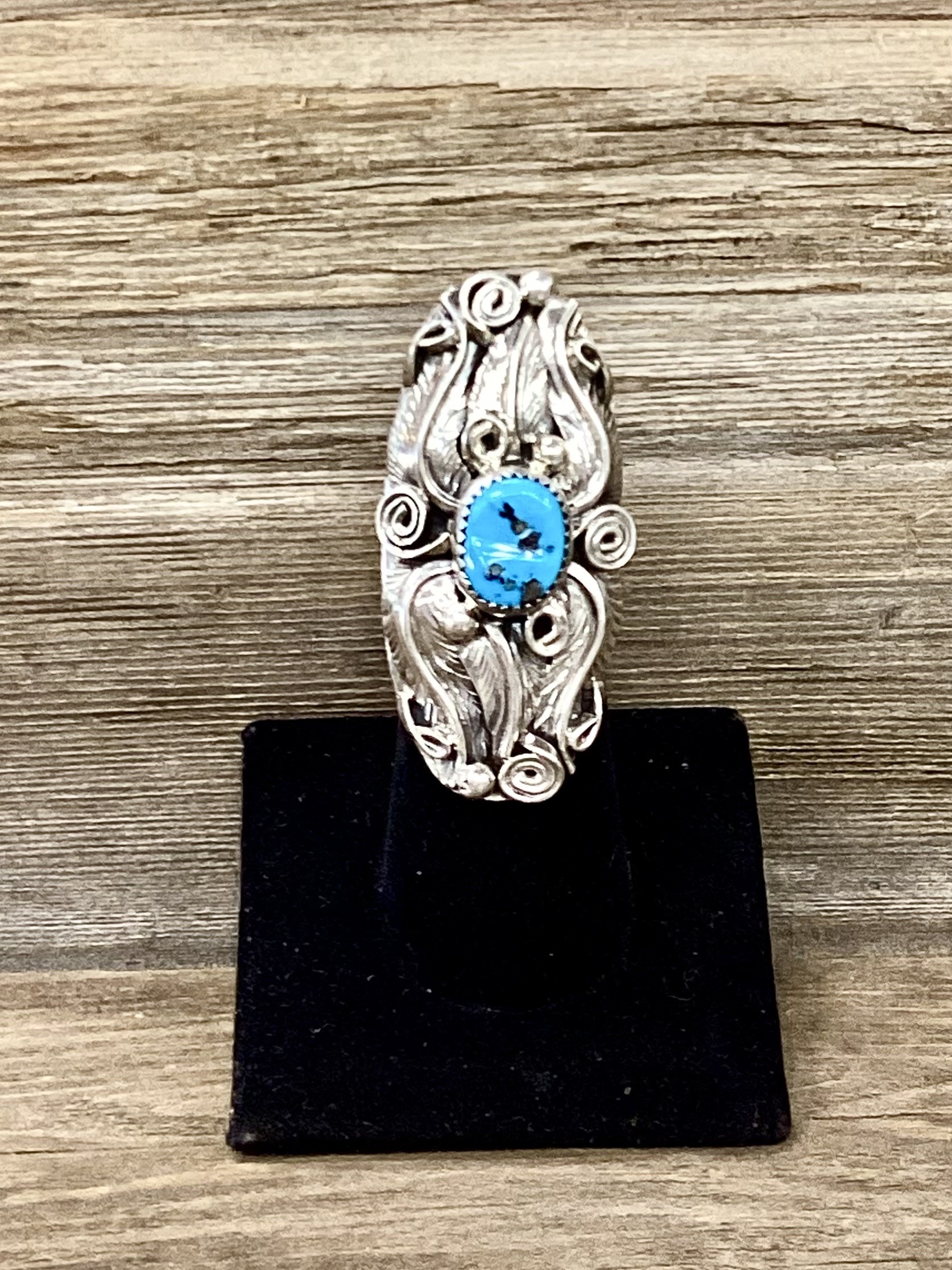 R23- Pawn Navajo Turquoise Ring