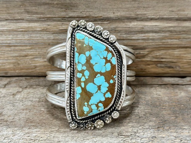 PB159- Pawn Navajo Turquoise Bracelet 