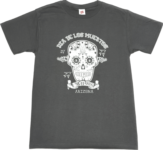 TSG111- Dia De Los Muertos T-Shirt (Gray)