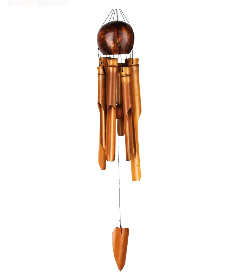 C201- Whole Coconut Bamboo Chime 