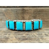 PB9- Pawn Navajo Turquoise Bracelet 