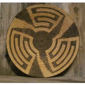 Handmade Antique Basket by the Pima (Tohono O'odham) Indians, made from Devils Claw, Cat Tail and Willow  ONB20