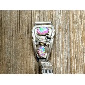 WT14- Navajo Ladies Pink Opal Watch Tip