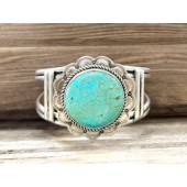 PB103- Pawn Navajo Turquoise Bracelet 