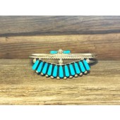 PB93- Pawn Zuni Handmade Turquoise Bracelet 