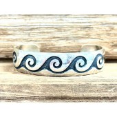 HB8- Hopi Overlay Men’s Cuff Bracelet 