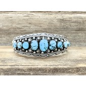 B38- Navajo Handmade Turquoise Bracelet 
