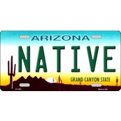LP14- NATIVE License Plate