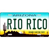 LP11- RIO RICO License Plate