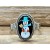 PB99- Pawn Zuni Snowman Inlay Bracelet By Bev Etsate